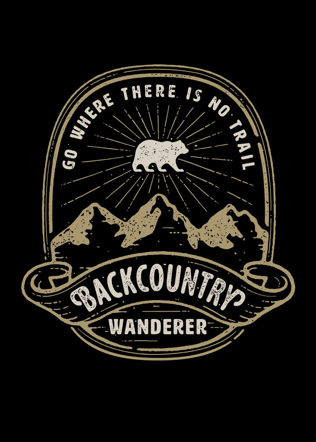 No Trail Bear Hoodie