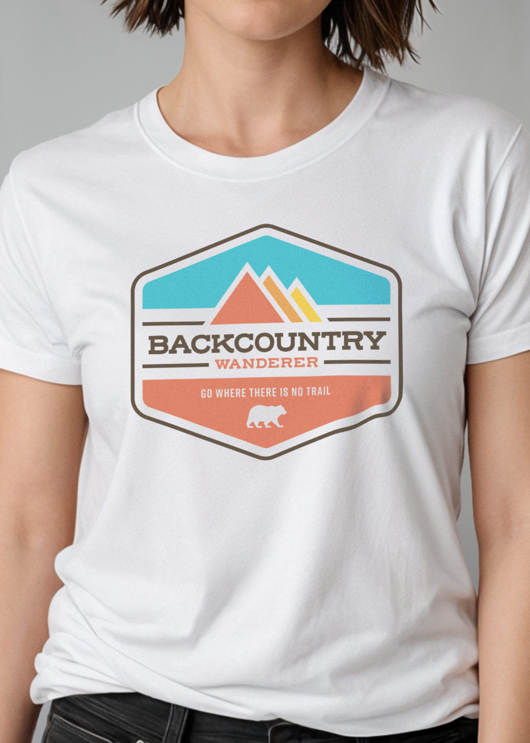 No Trails Badge Tee