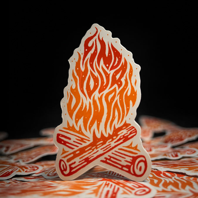 Find Your Own Path 3" Sticker