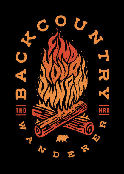 Find Your Own Path Campfire Tee