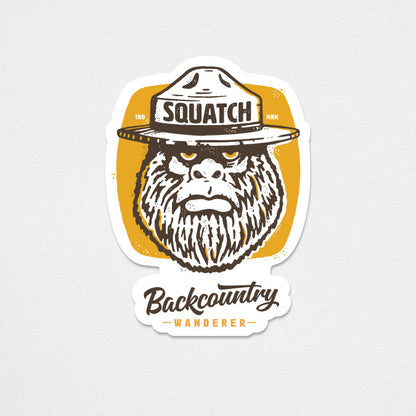 Smokey Squatch 3" Sticker