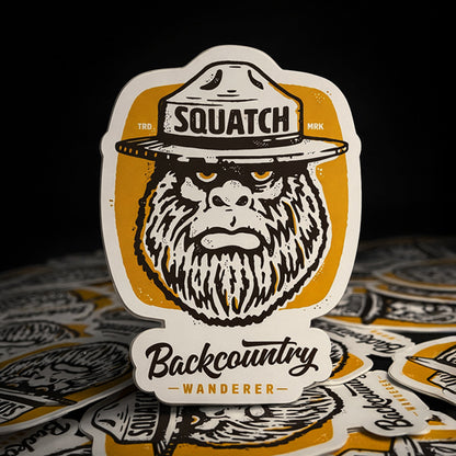 Smokey Squatch 3" Sticker
