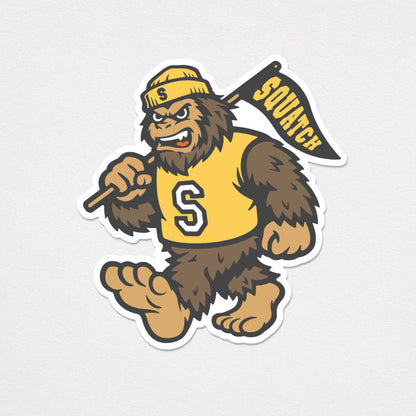 Squatch U 3" Sticker
